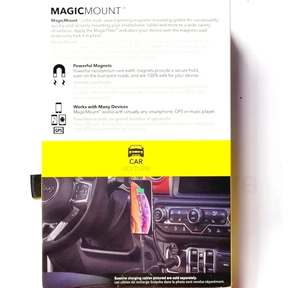 Scosche magicMOUNT Power Magnetic‎ Car Vent Mount for Mobile Devices New in Box